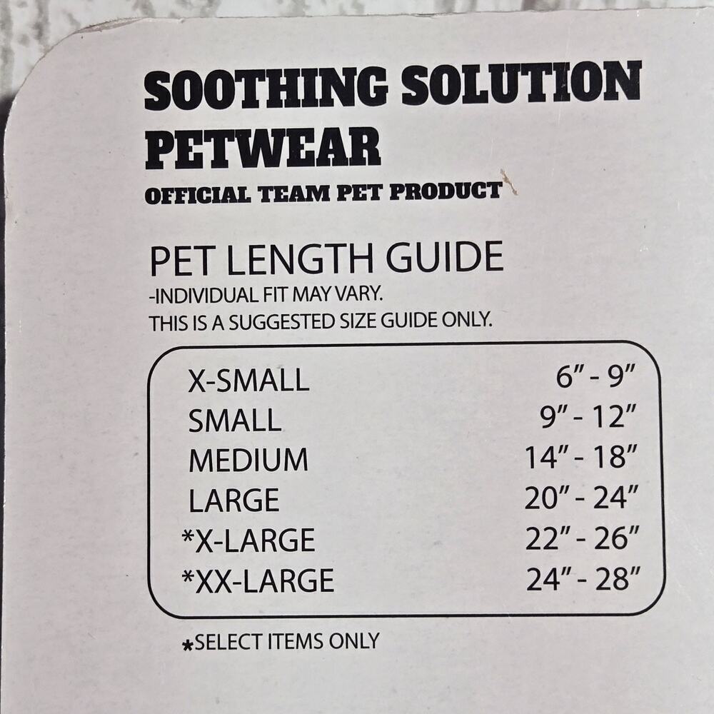 NCAA Michigan State Spartans Dog Anxiety Shirt Calming Soothing Vest SMALL grey - Picture 3 of 9
